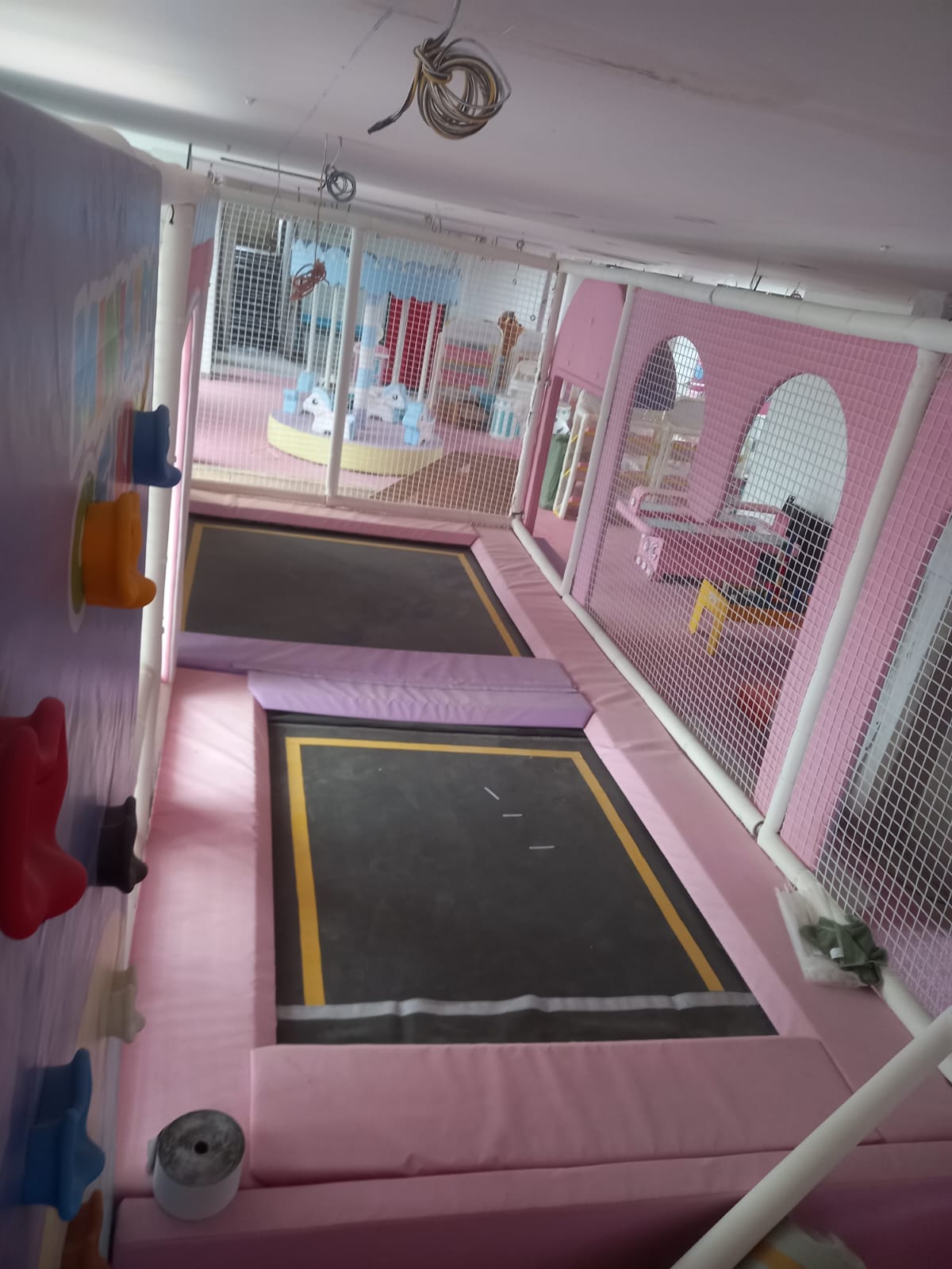 trampoline park installation and maintenance service