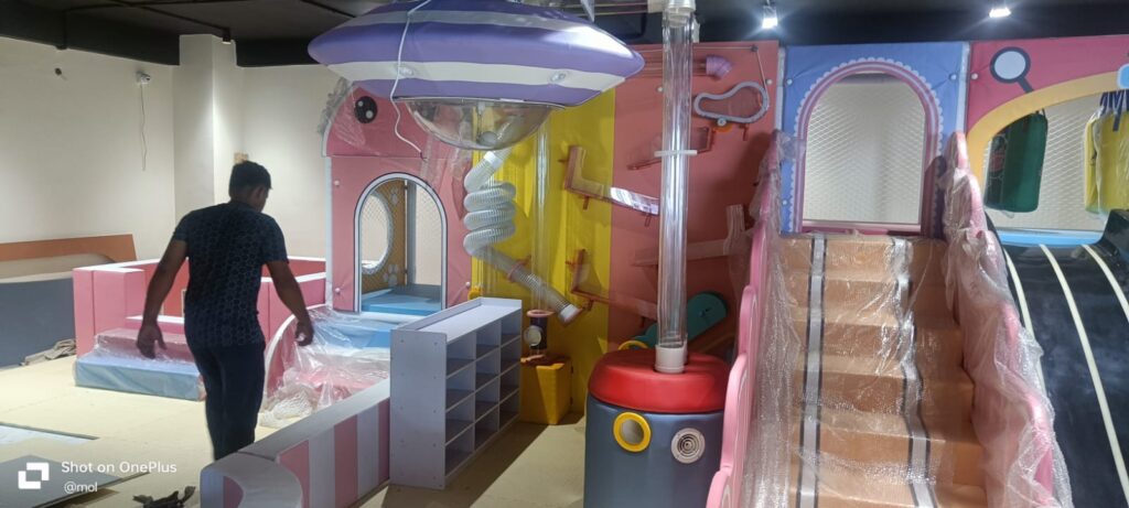 Kids' Play Systems and Trampoline Parks Installation