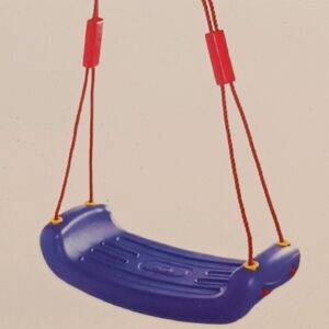 Plastic Swing Seat with Adjustable Rope & Snap Hooks – Indoor & Outdoor Hanging Swing for Kids & Adults