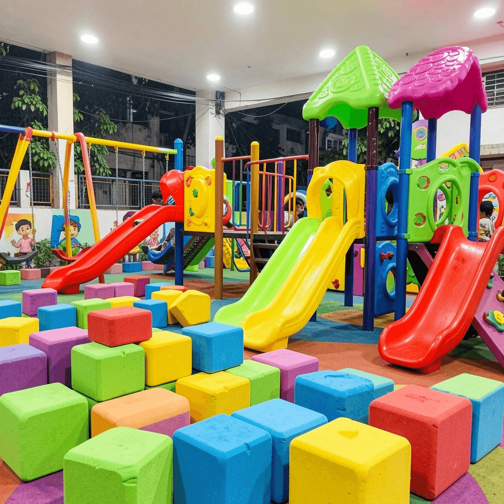 How Much Does a Soft Play Area Cost in India (2026 Guide) 3 Soft play area installation in India | Modular soft play equipment installation | Commercial indoor play area design